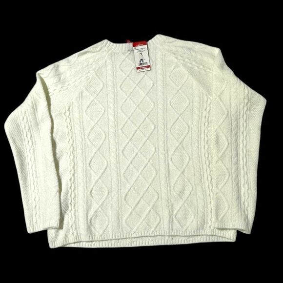 Vince Camuto Women's Cable Sweater Antique White Size XS - Picture 8 of 12